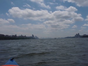 Looking down the Hudson